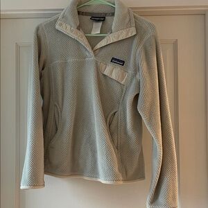 Patagonia Light Tan Fleece Pullover